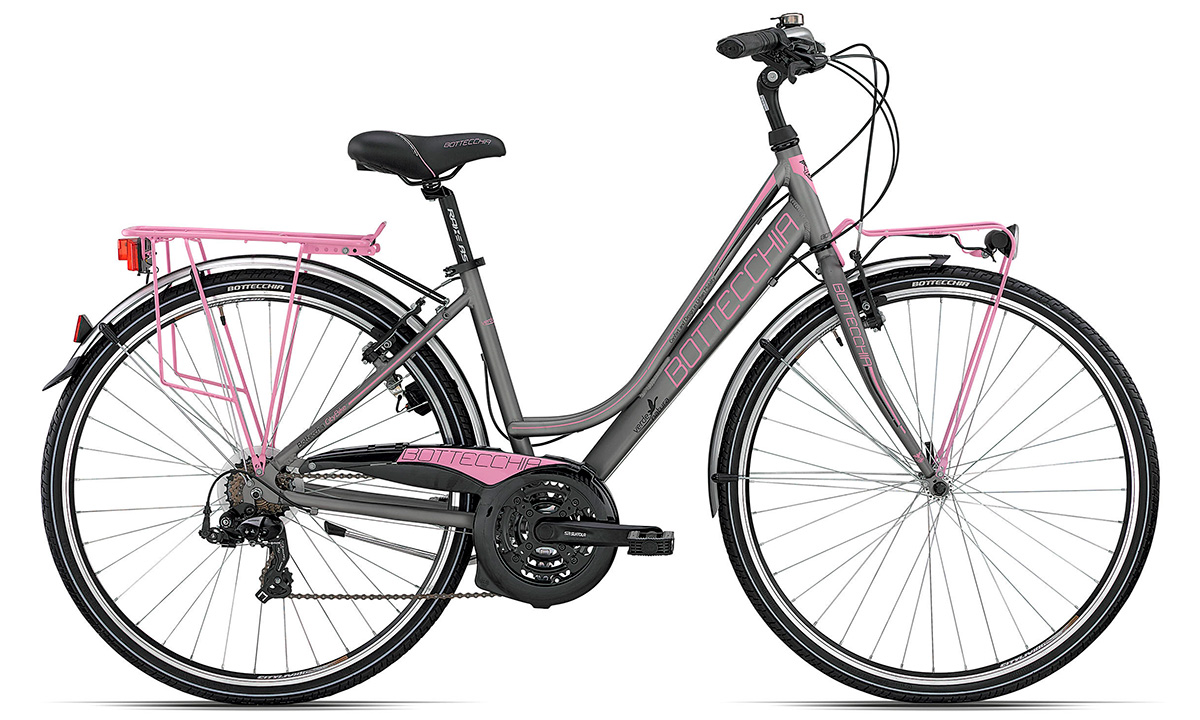 Фотографія Велосипед Bottecchia TRK RONDINE 28" (2019) 2019 Сіро-рожевий